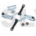 LX0384   130 X - DFC Head Set   Silver  Blade 130X